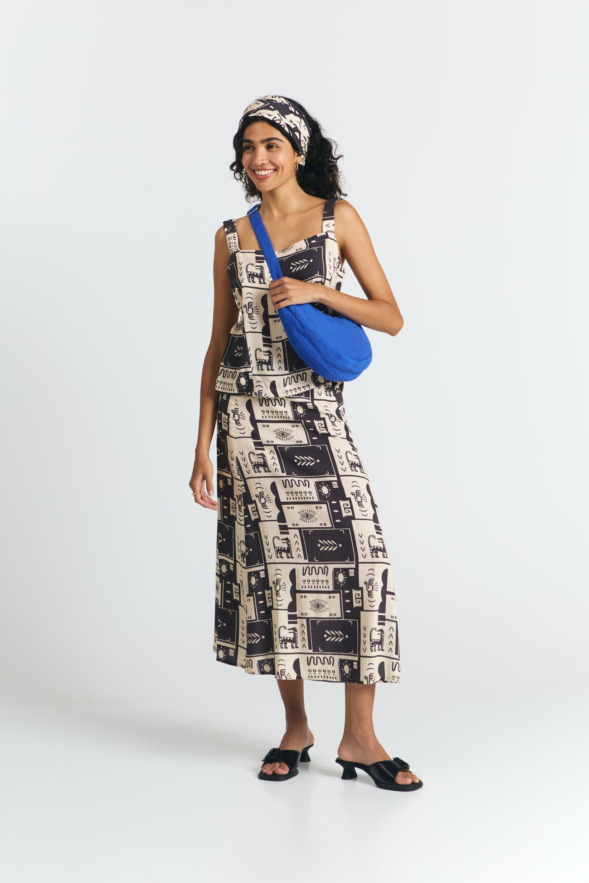 Borneo Skirt - Print Ethnic