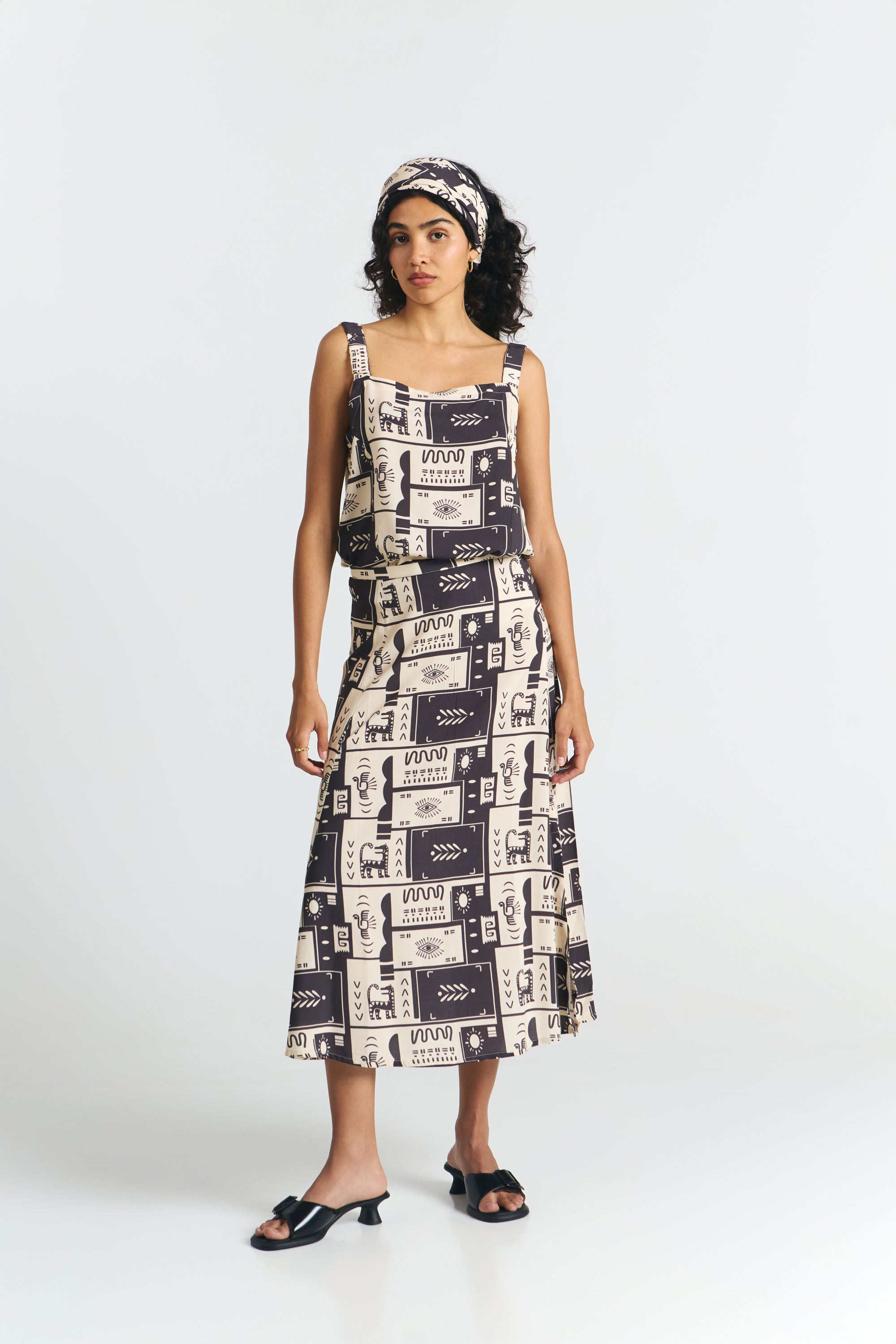 Borneo Skirt - Print Ethnic