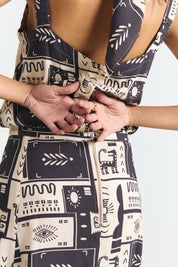 Borneo Skirt - Print Ethnic