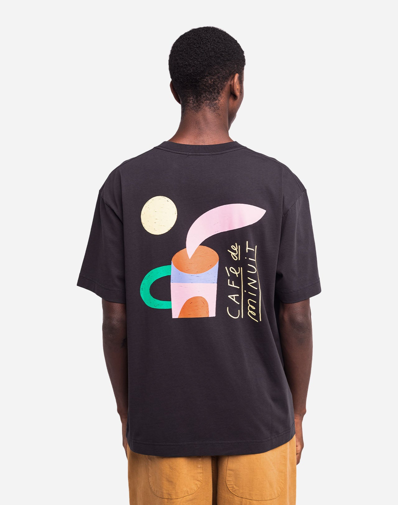 T-Shirt Cafe De Minuit Carbon - Black