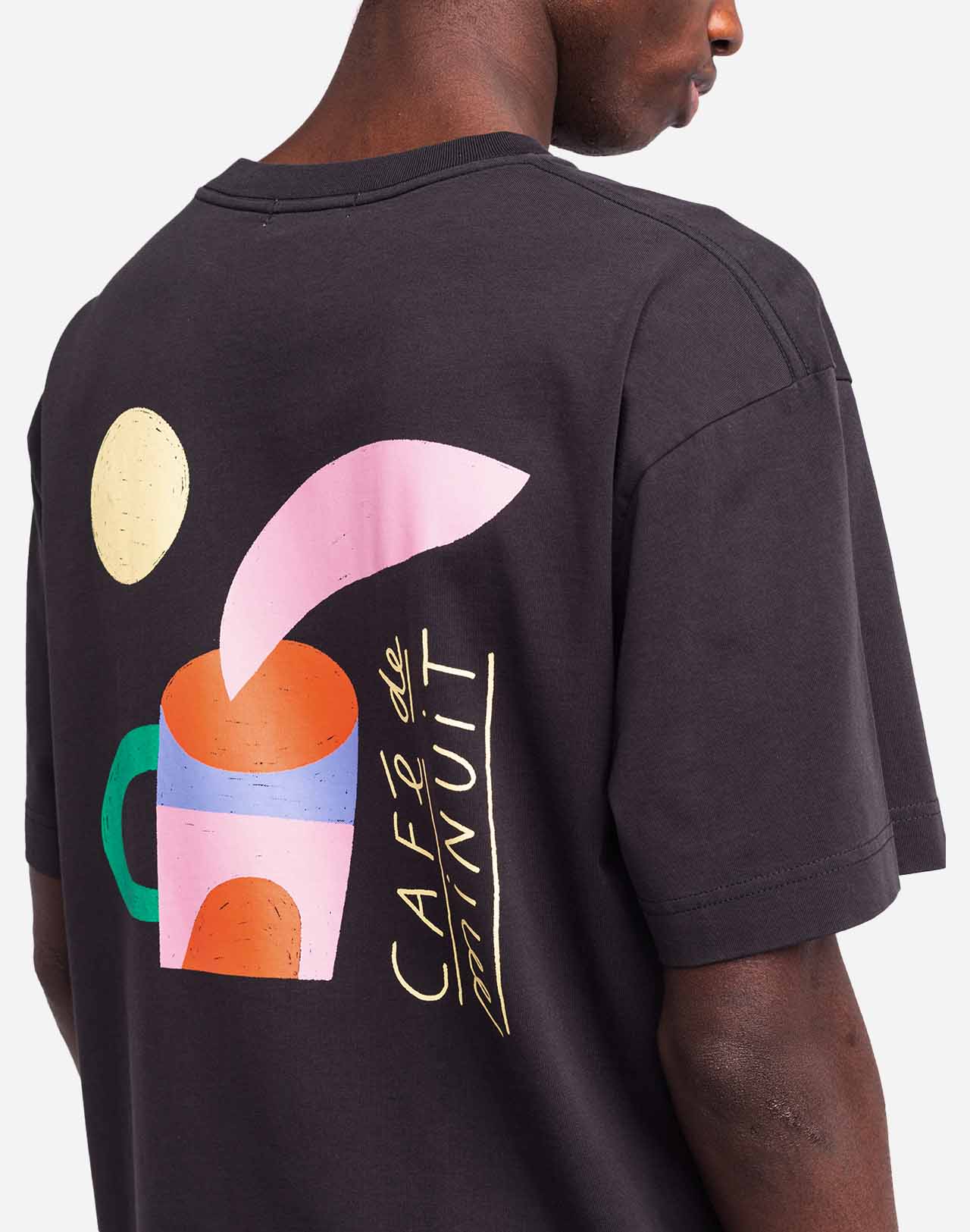 T-Shirt Cafe De Minuit Carbon - Black