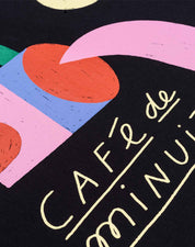 T-Shirt Cafe De Minuit Carbon - Black