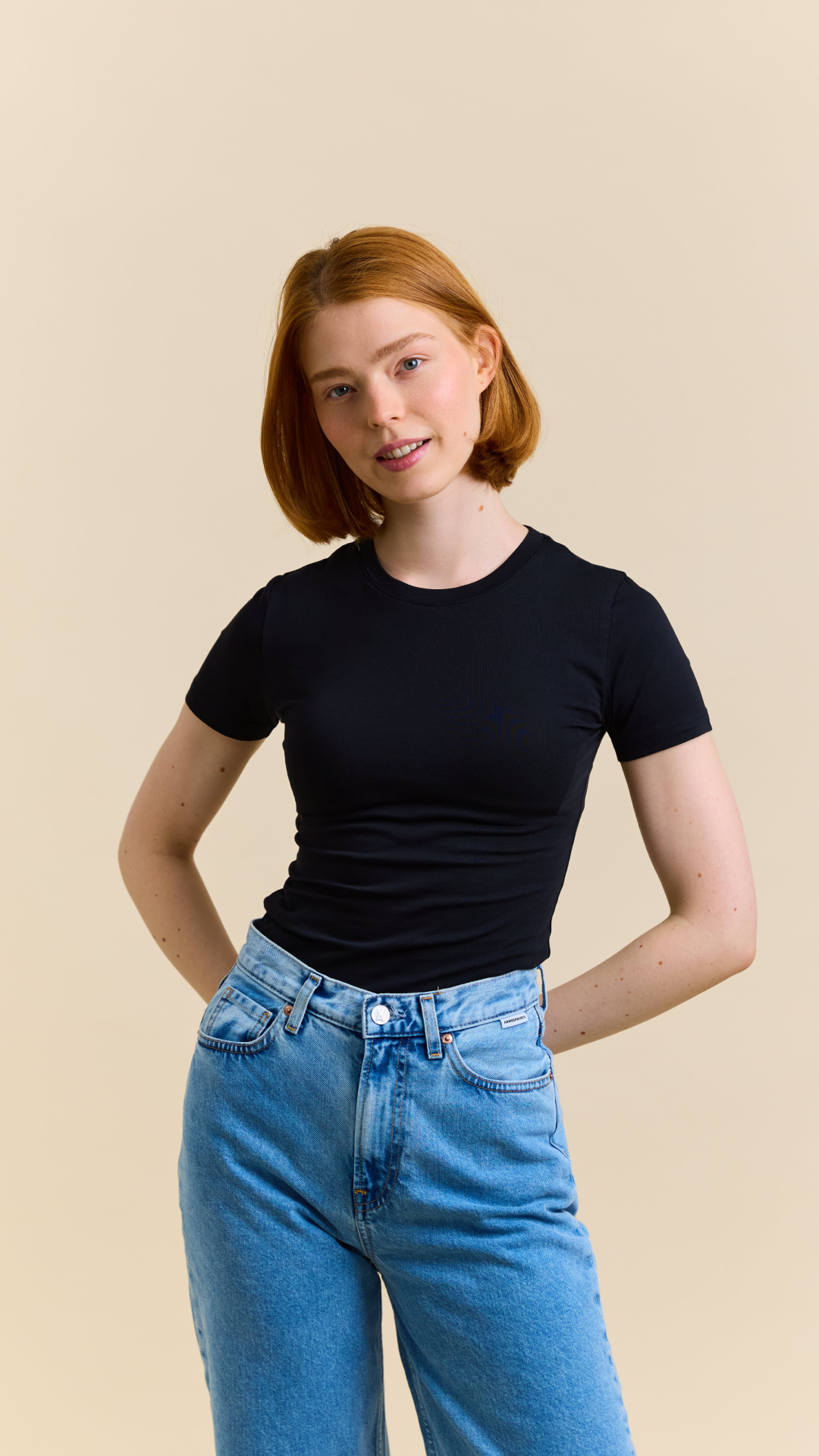 Tight T-Shirt aus Bio-Baumwolle