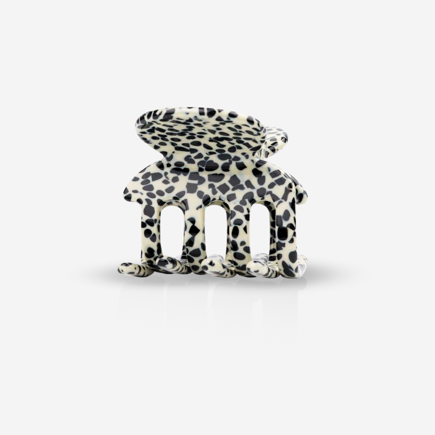 Keramikpuzzle in Tierform mit Leopardenmuster
