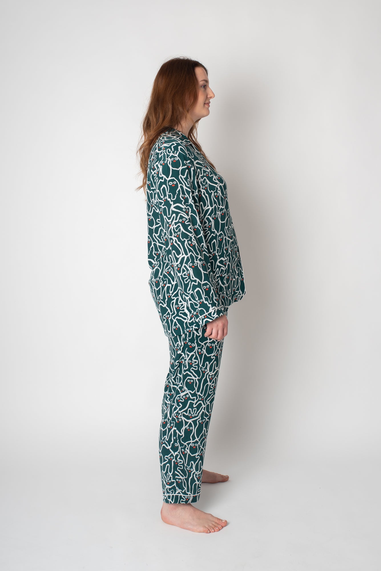 Selma Pyjama - Ginger Green