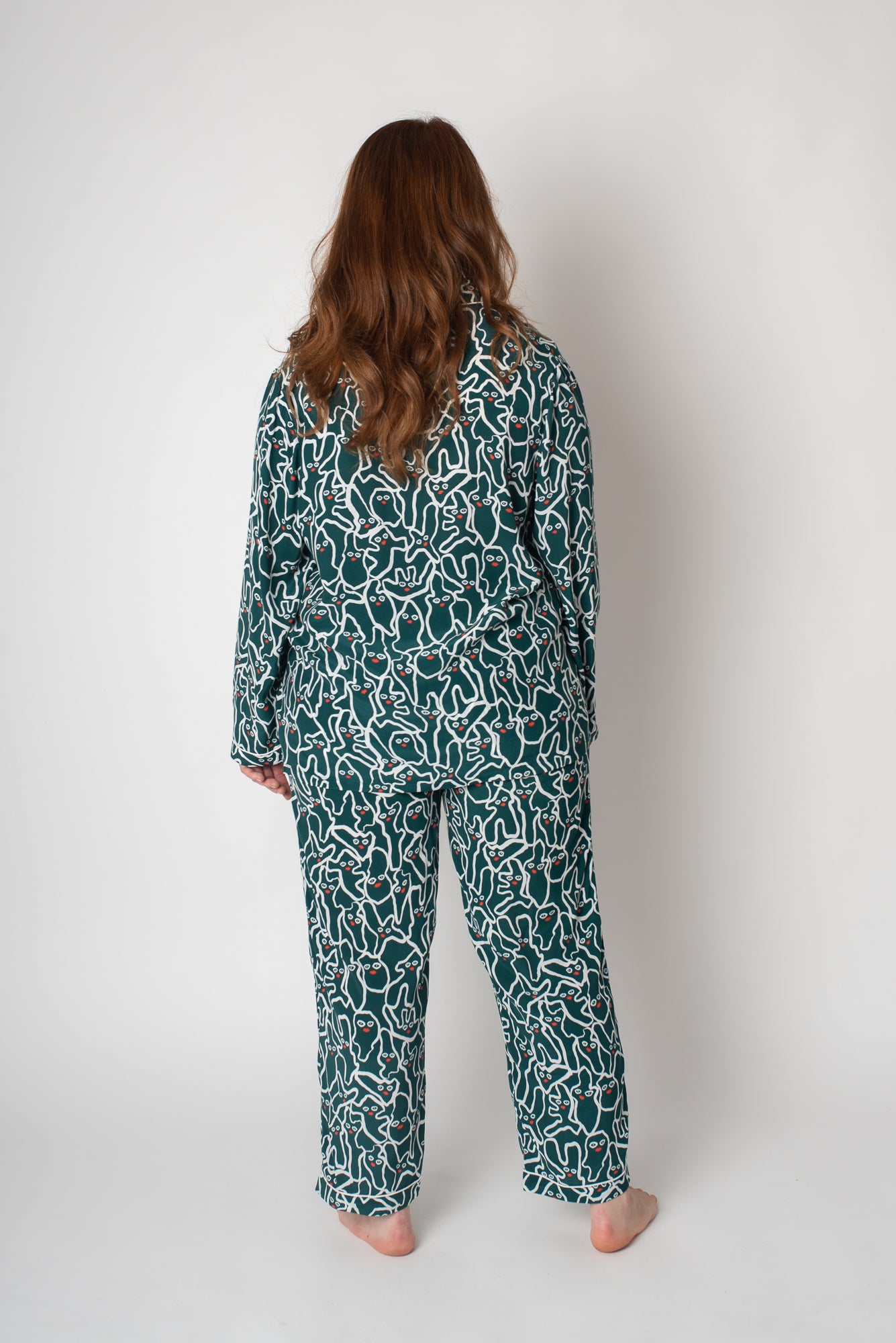 Selma Pyjama - Ginger Green