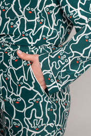 Selma Pyjama - Ginger Green