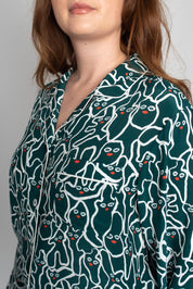 Selma Pyjama - Ginger Green