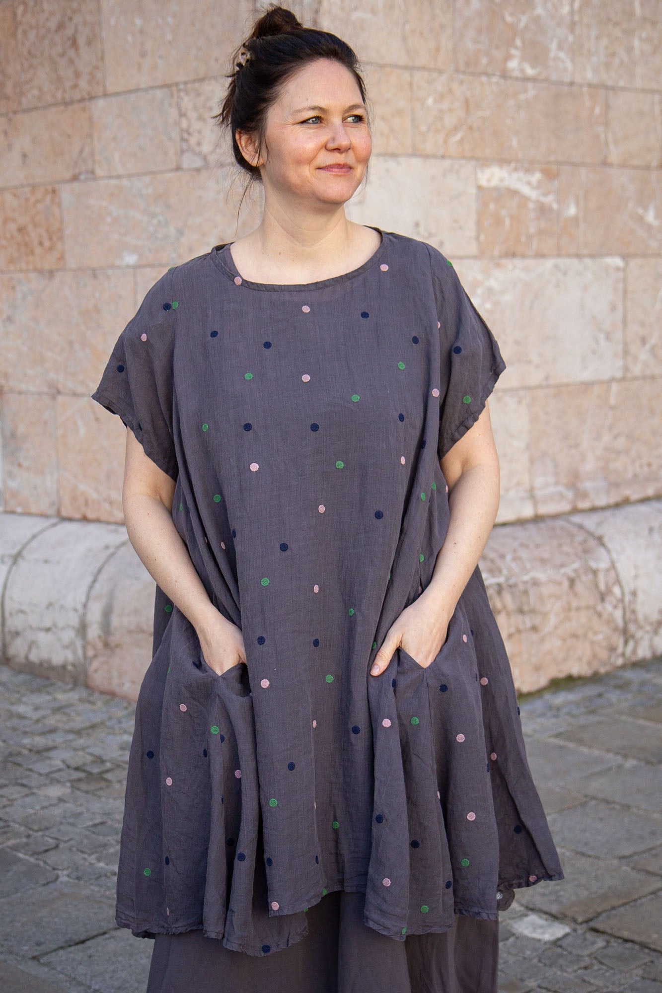 Dermatt Kleid - Muskat