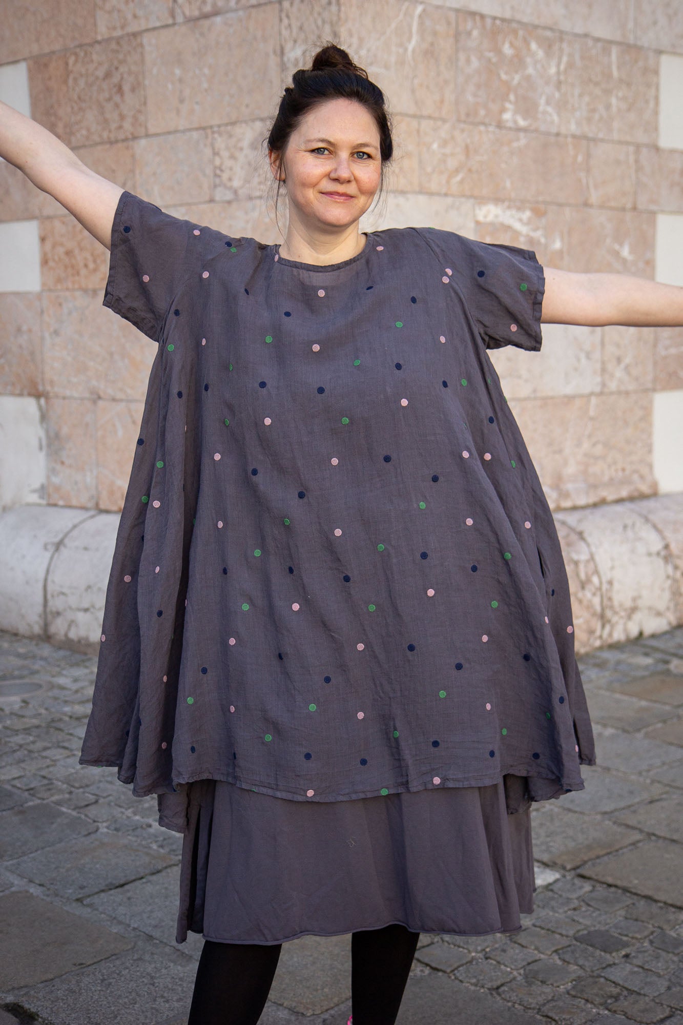 Dermatt Kleid - Muskat