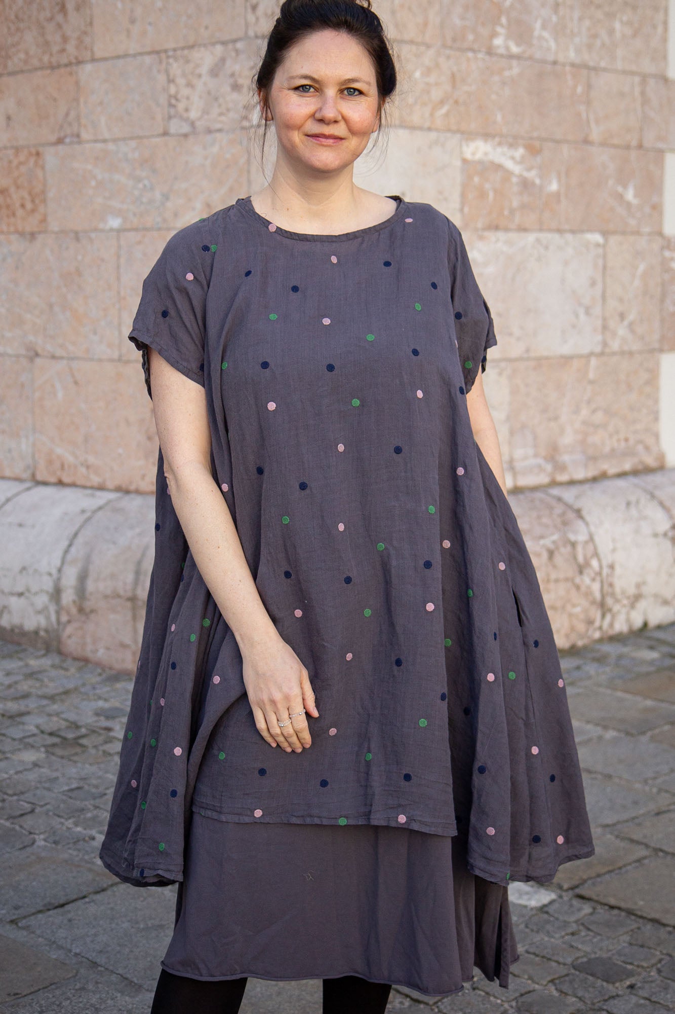 Dermatt Kleid - Muskat