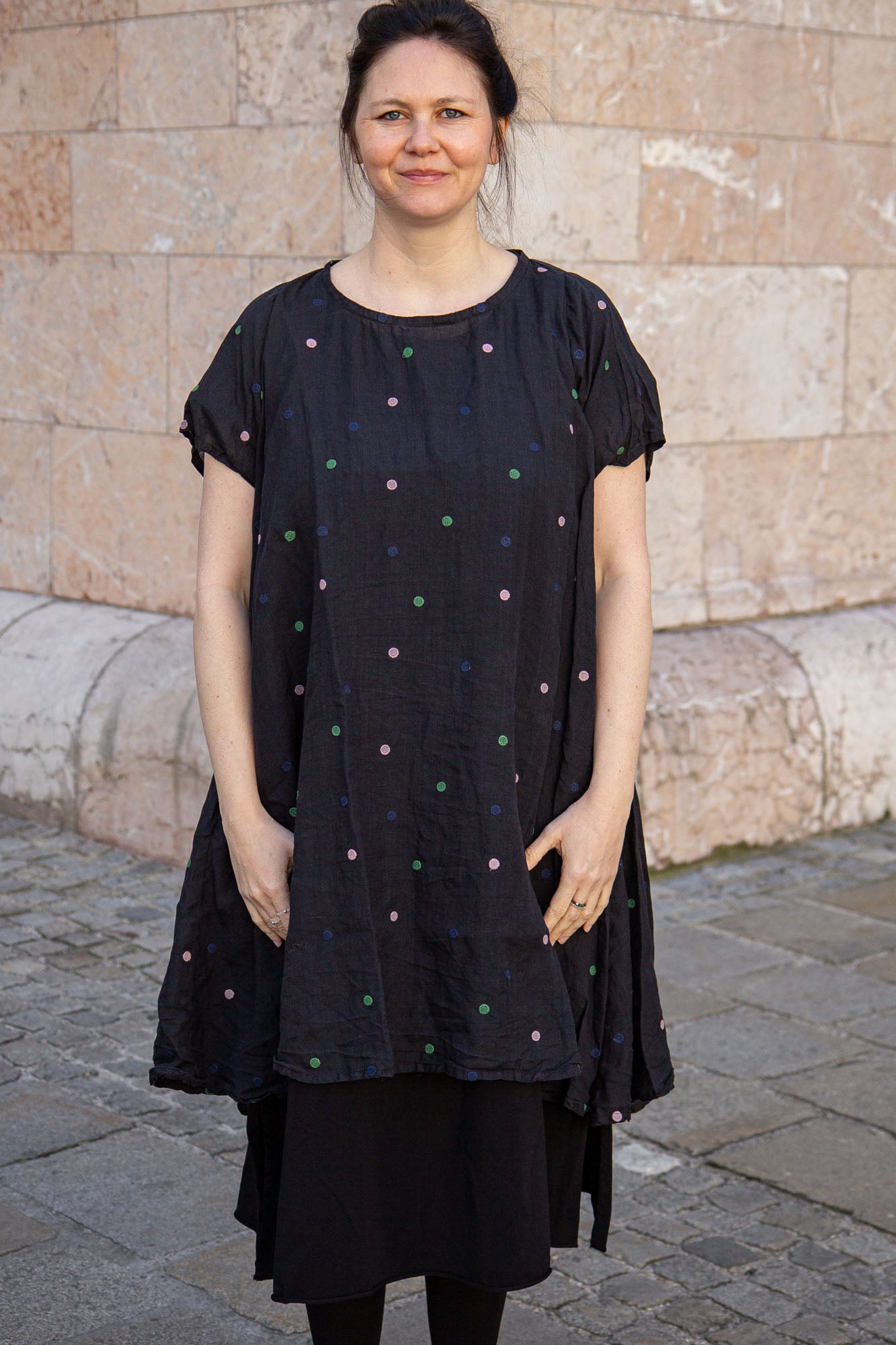 Dermatt Kleid - Kaviar