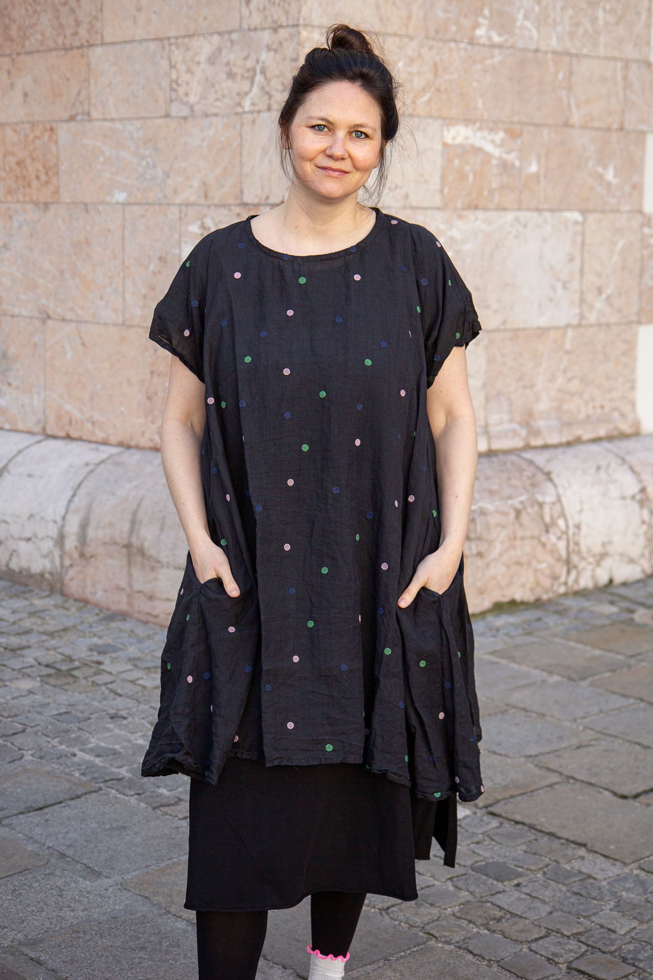 Dermatt Kleid - Kaviar