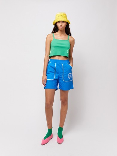 Ribbon Gift woven bermuda Shorts