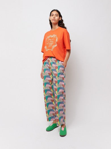 Ethnic All Over Woven Baggy Pants