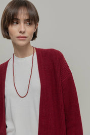 Cardigan - Red Vinaccia