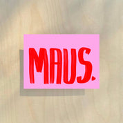* Maus * pinky Postkarte  