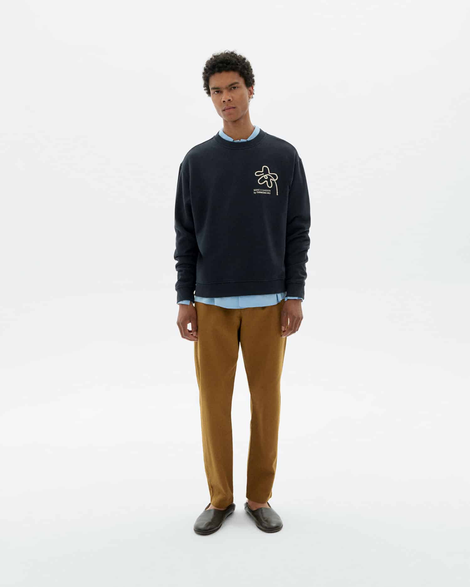 Flower Rope Leon Sweatshirt - Navy
