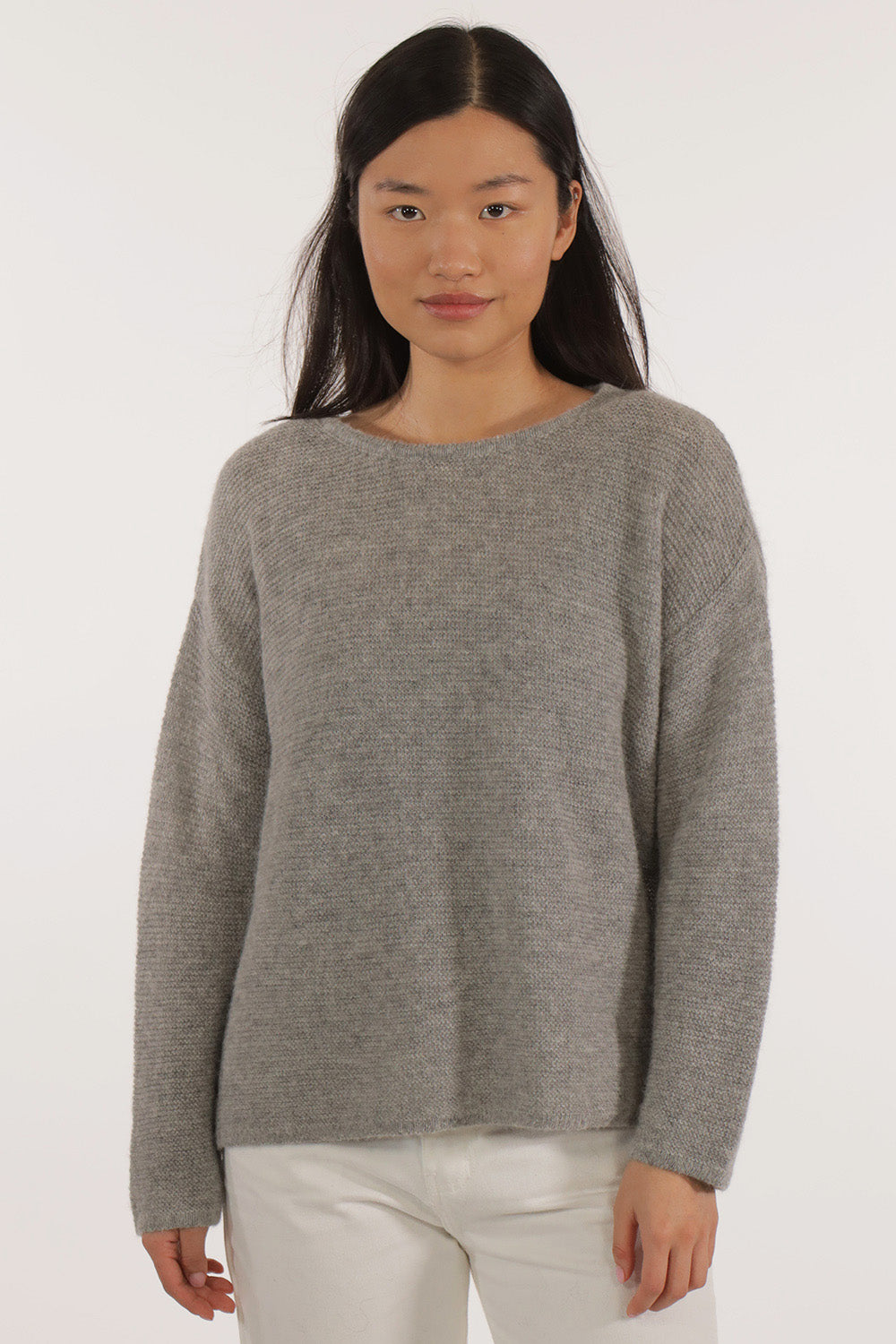 Ima Loose Sweater - Grey Natural