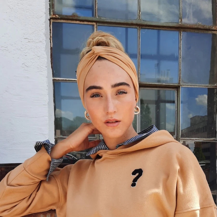 Stirnband in Turbanlook - Verschiedene Farben