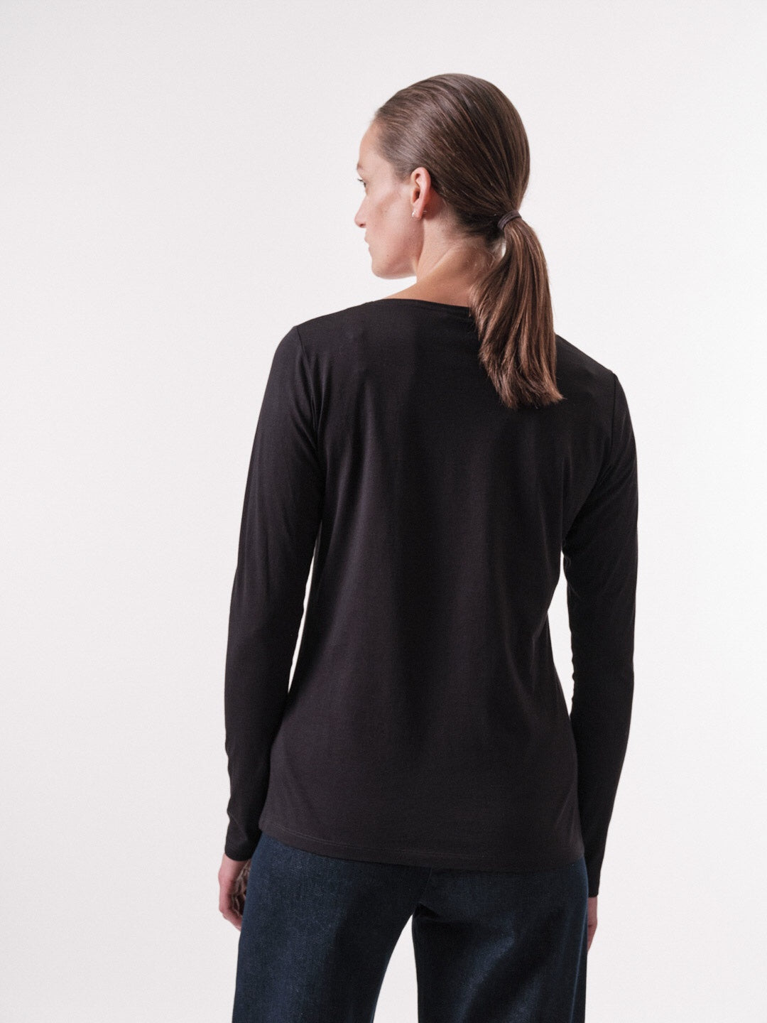 Langarmshirt GOTS - Black