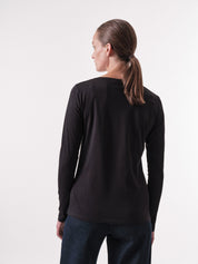 Langarmshirt GOTS - Black