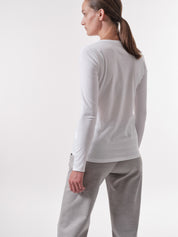 Langarmshirt GOTS - white