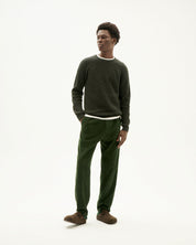 Knitted Sweater Anteros - Dark Green