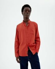 Hemp Ant Shirt - Orange Red
