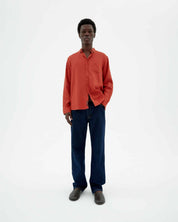 Hemp Ant Shirt - Orange Red