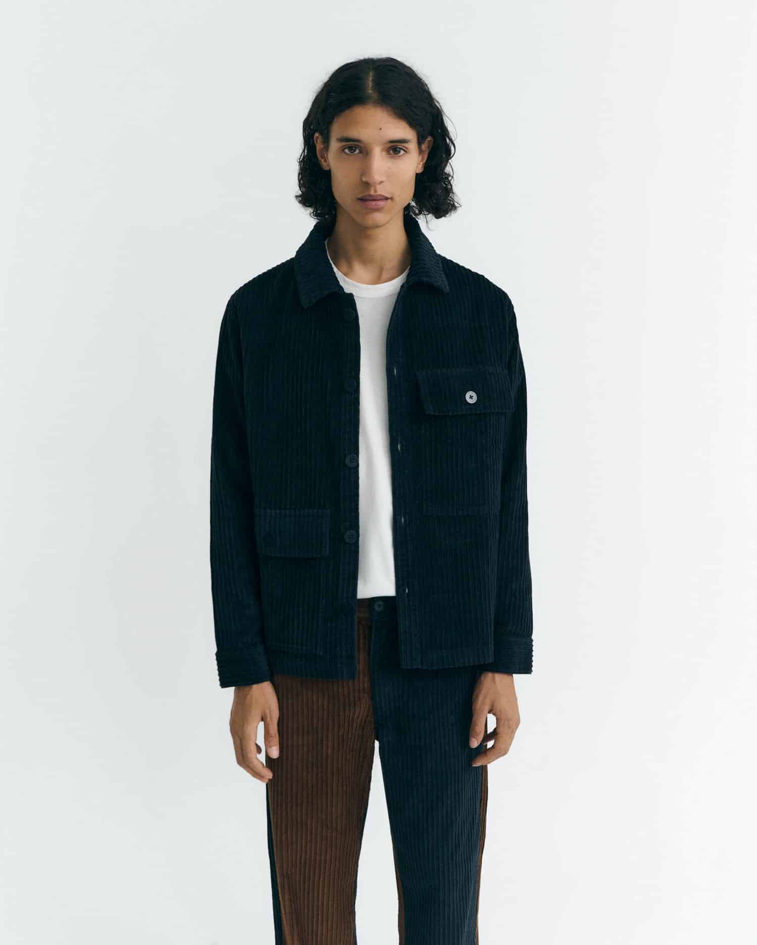 Corduroy Shirt - Navy