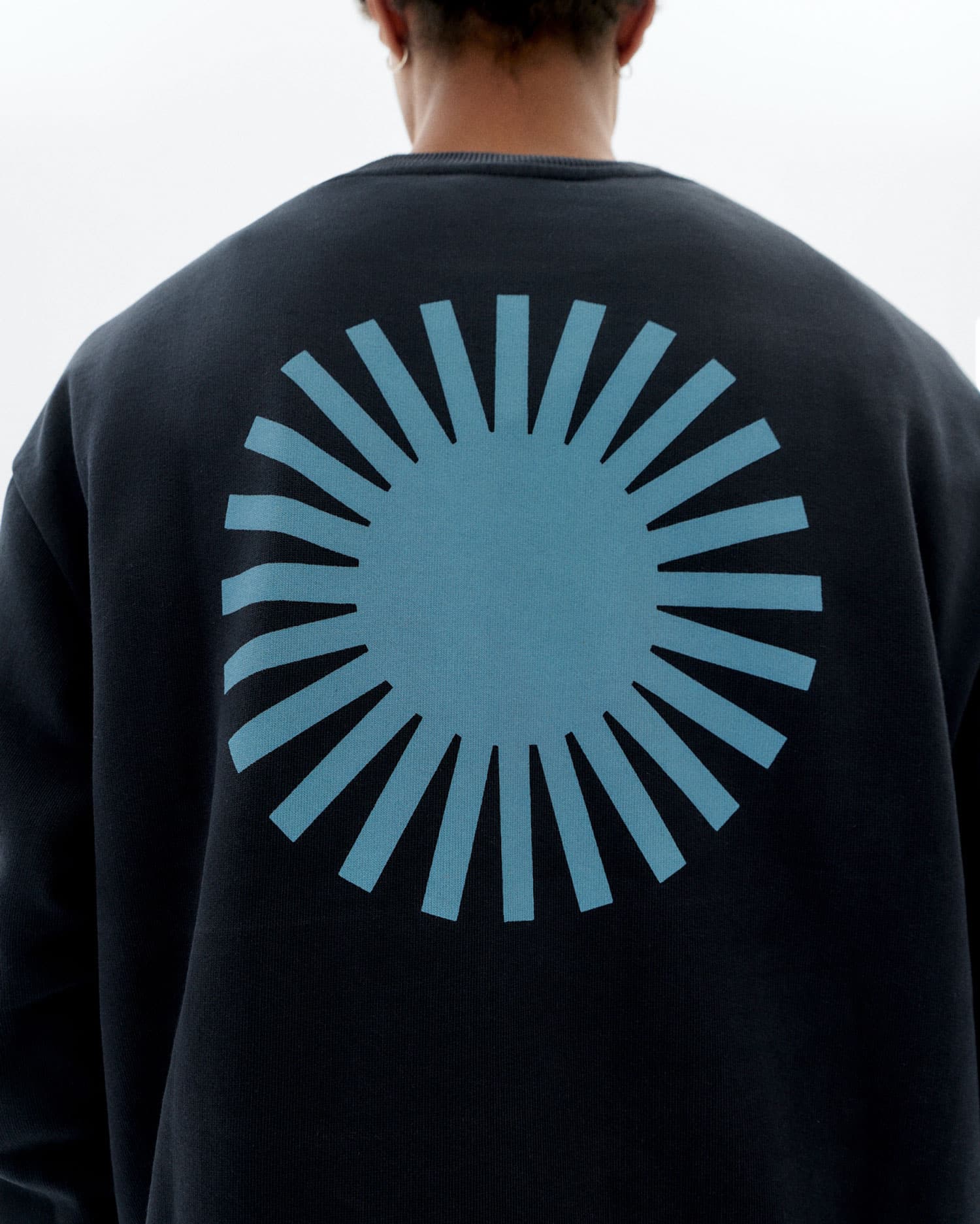 Sol Contrast Sweatshirt Leon - Navy