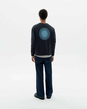 Sol Contrast Sweatshirt Leon - Navy