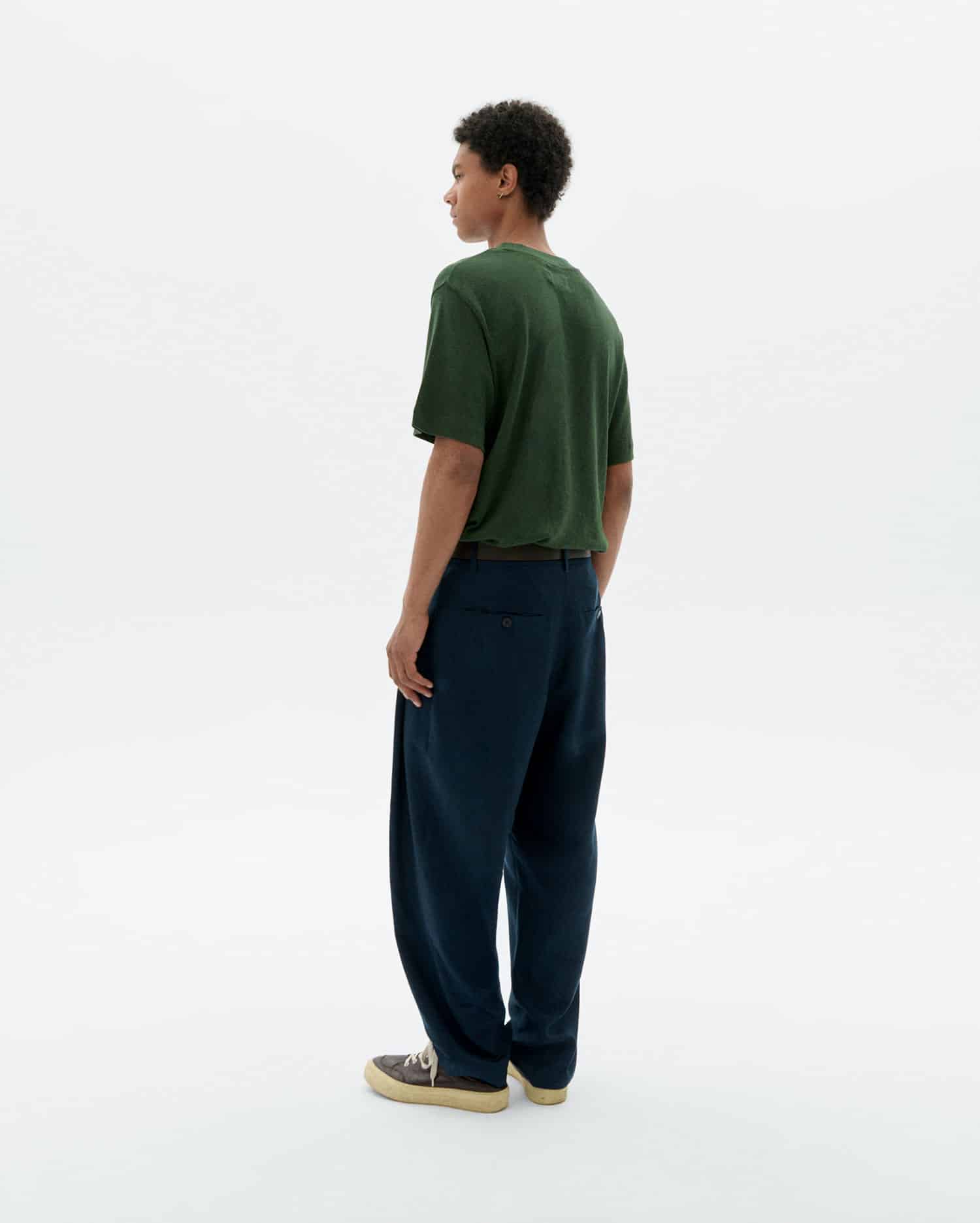 Hemp T-Shirt Roy - Bottle Green