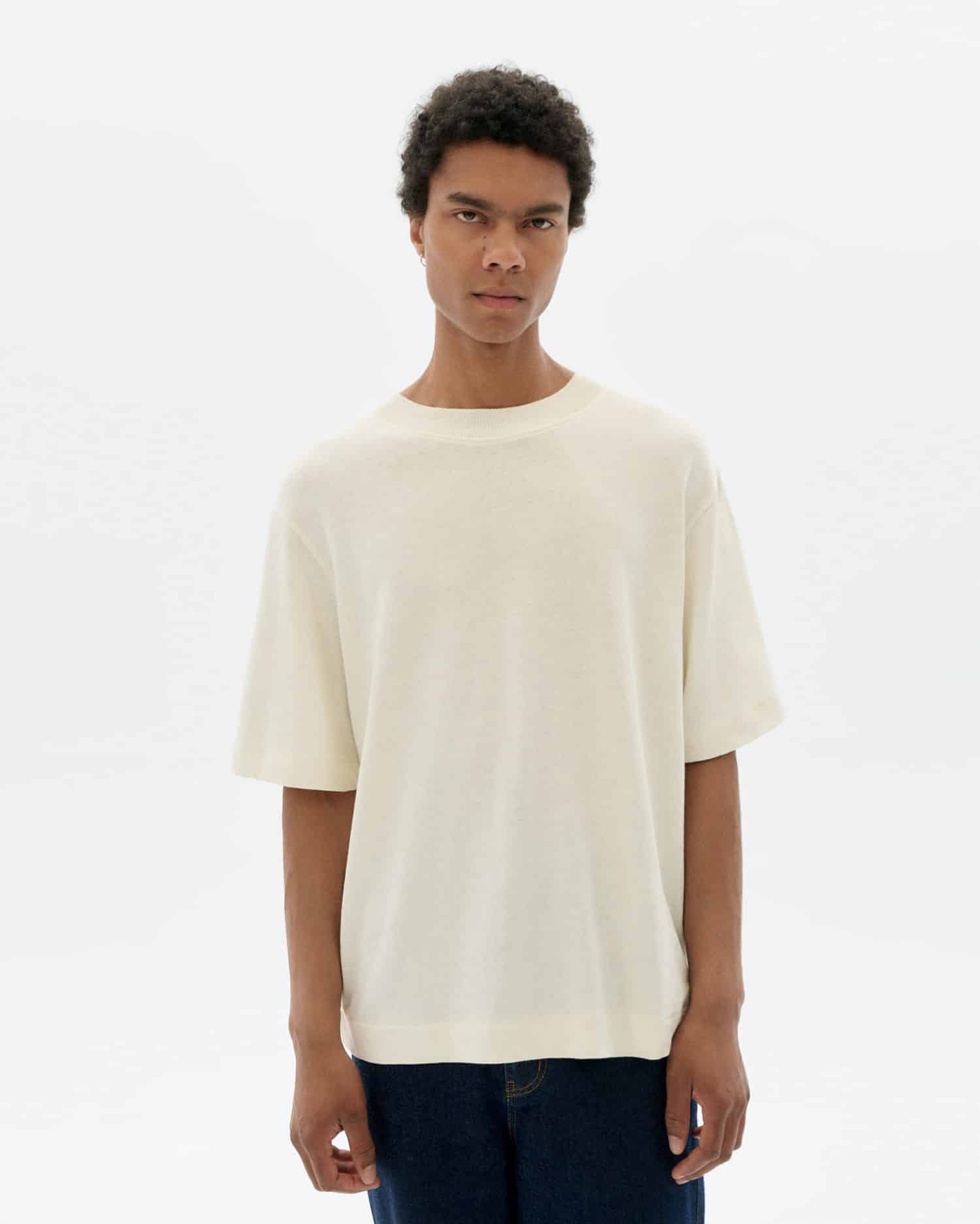 Hemp T-Shirt Roy - Snow White