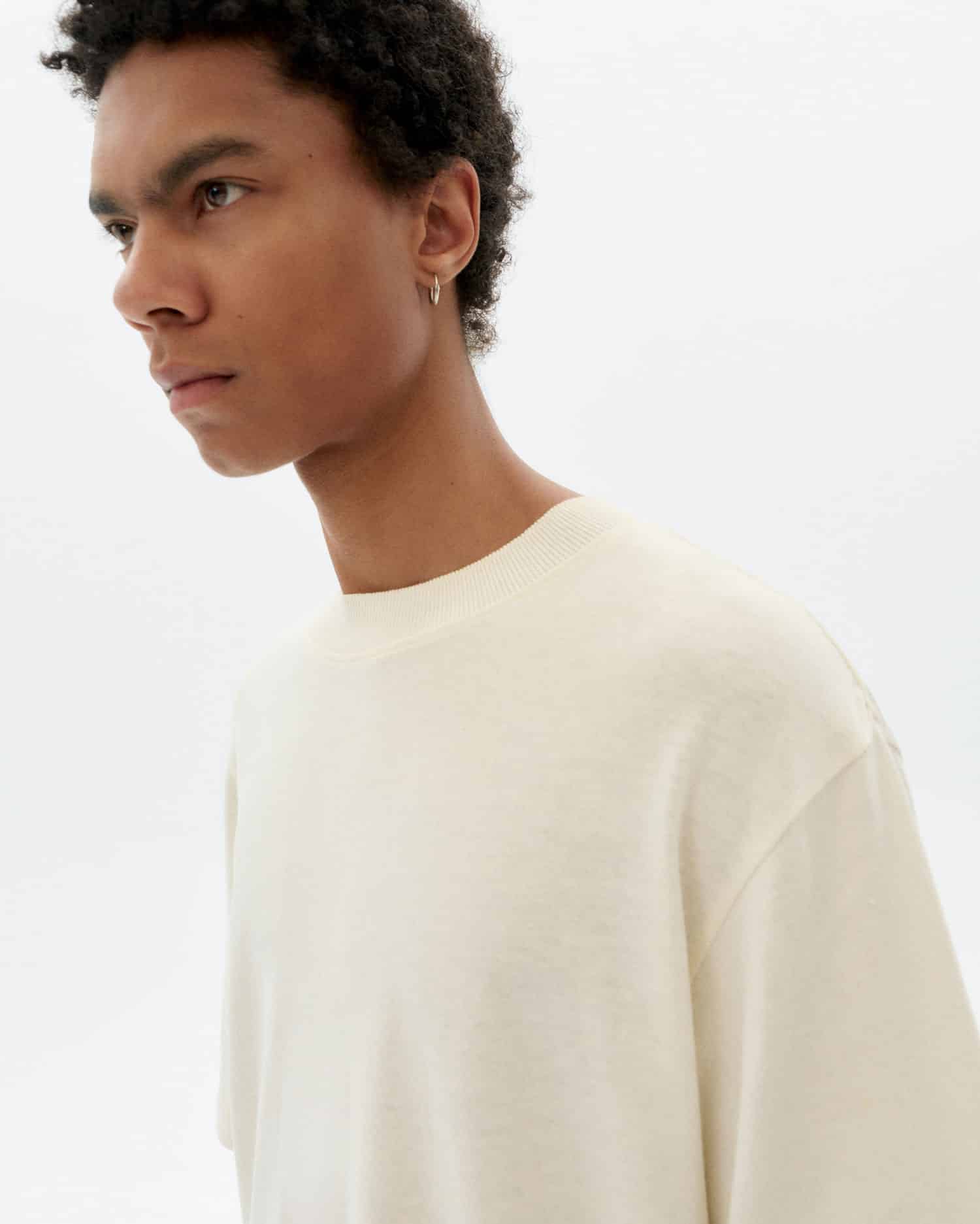 Hemp T-Shirt Roy - Snow White