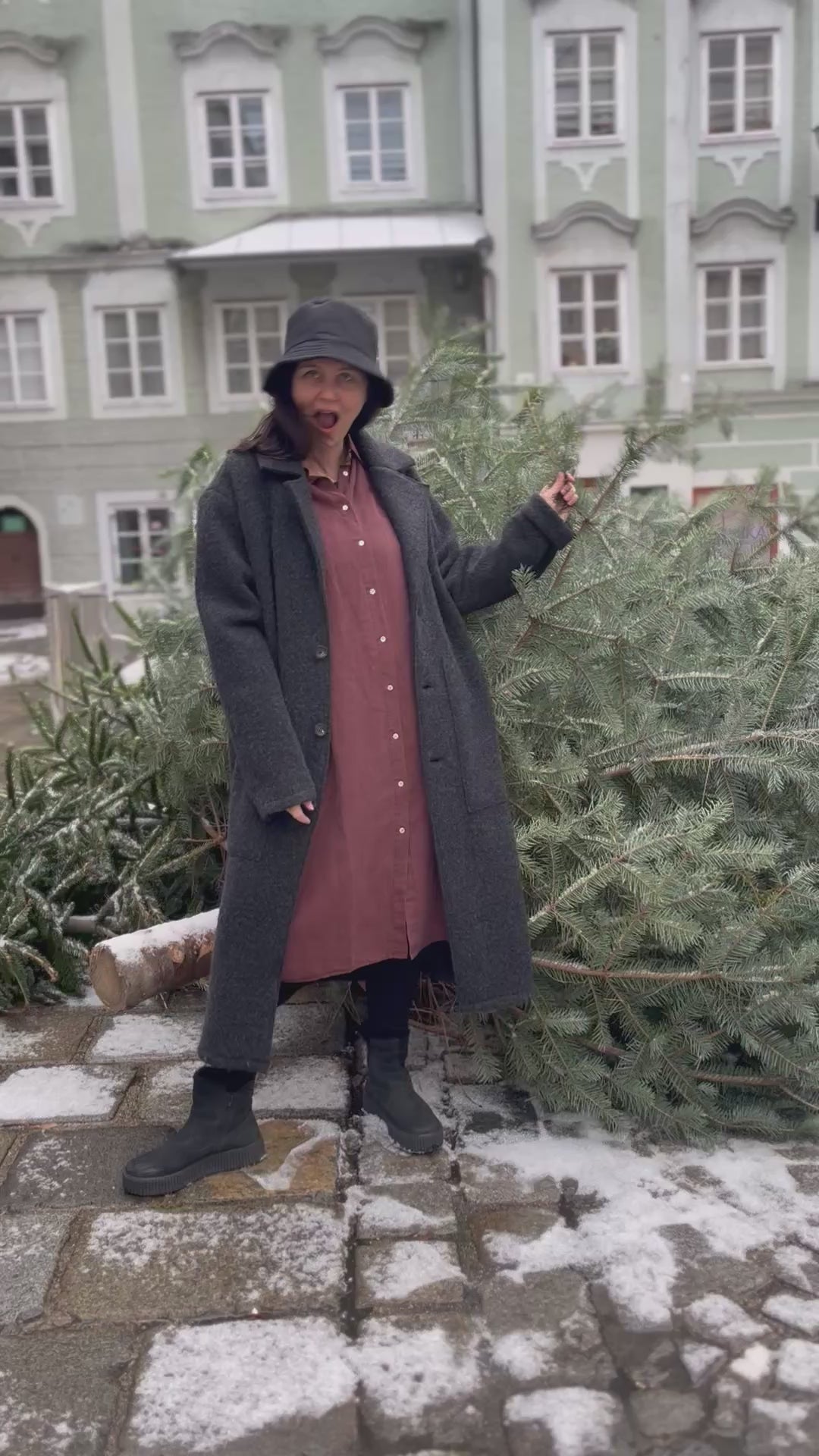 Elinor Shirt Dress - Chestnut