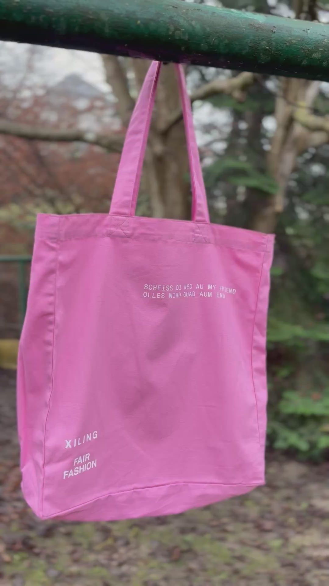 Stofftaschen Scheiss di ned au - Mid Tote