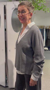 Knitted Sweater Aloma - Grey Aloma