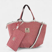 Soulmate TWEED Zip - Rot/Weiß