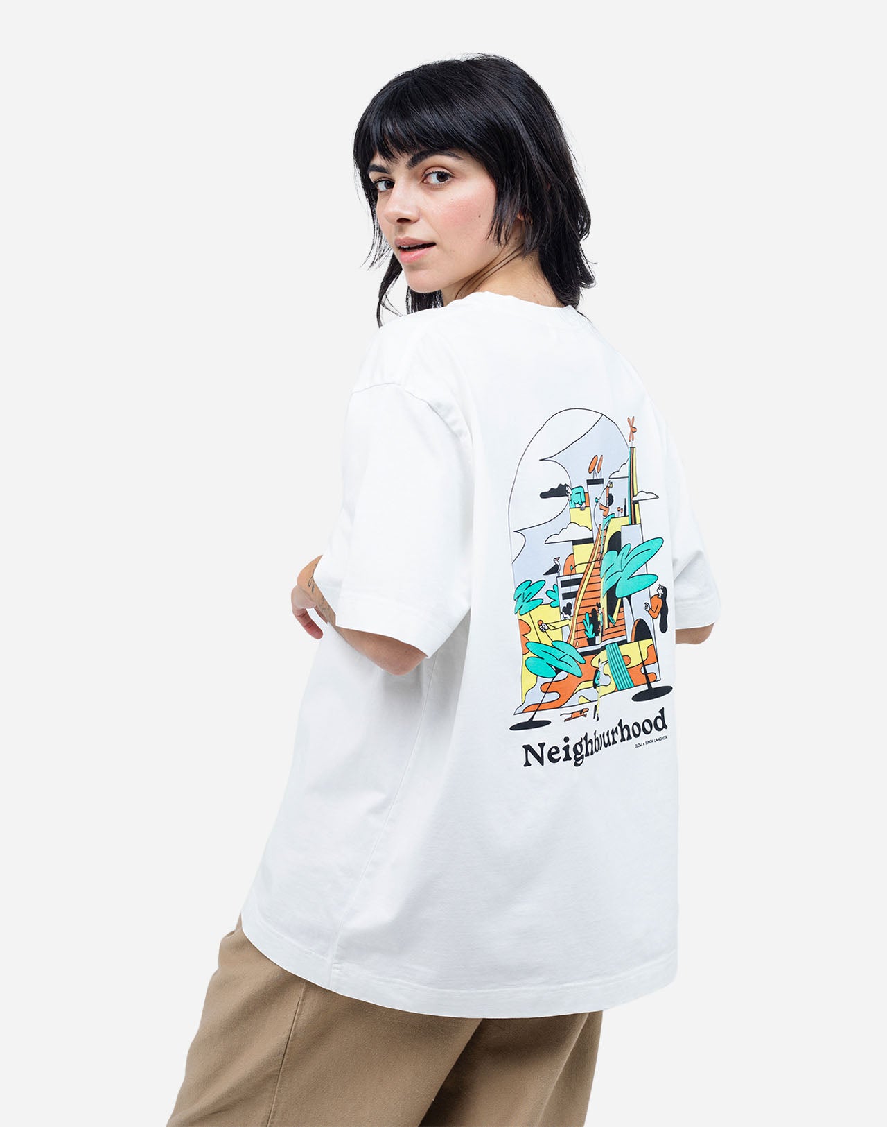 T-Shirt - Neighbourhood Ecru