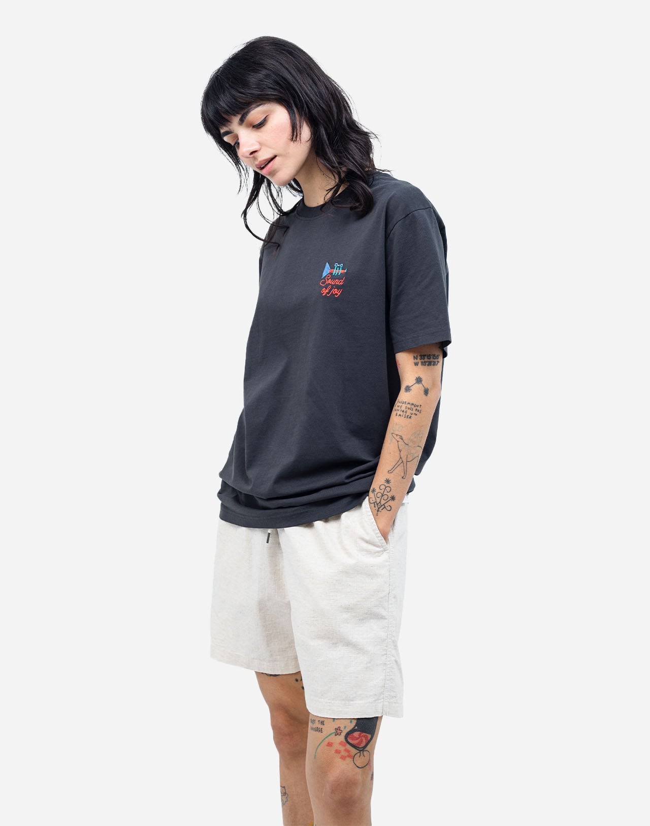 T-Shirt - Farfane Noir Carbone