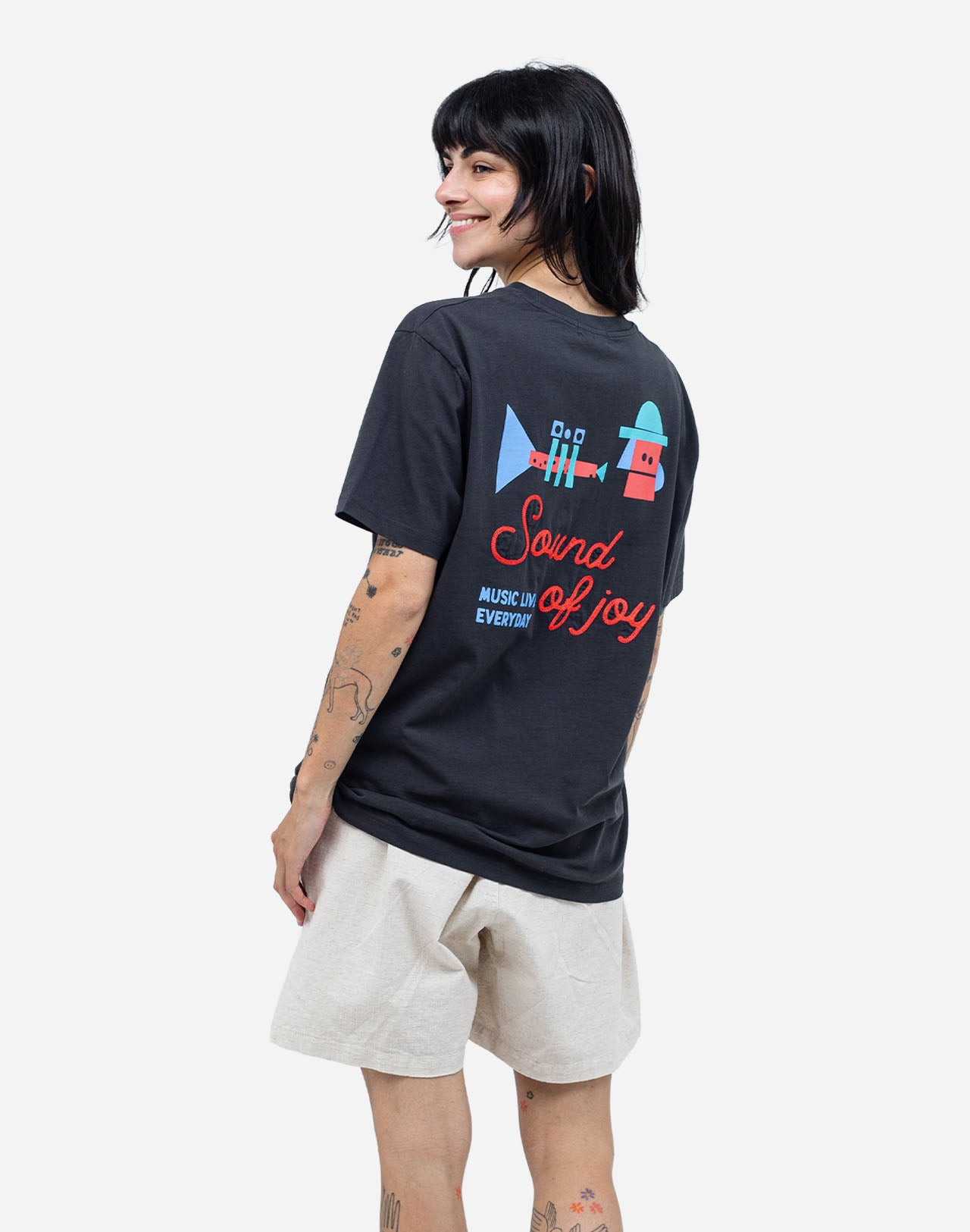 T-Shirt - Farfane Noir Carbone