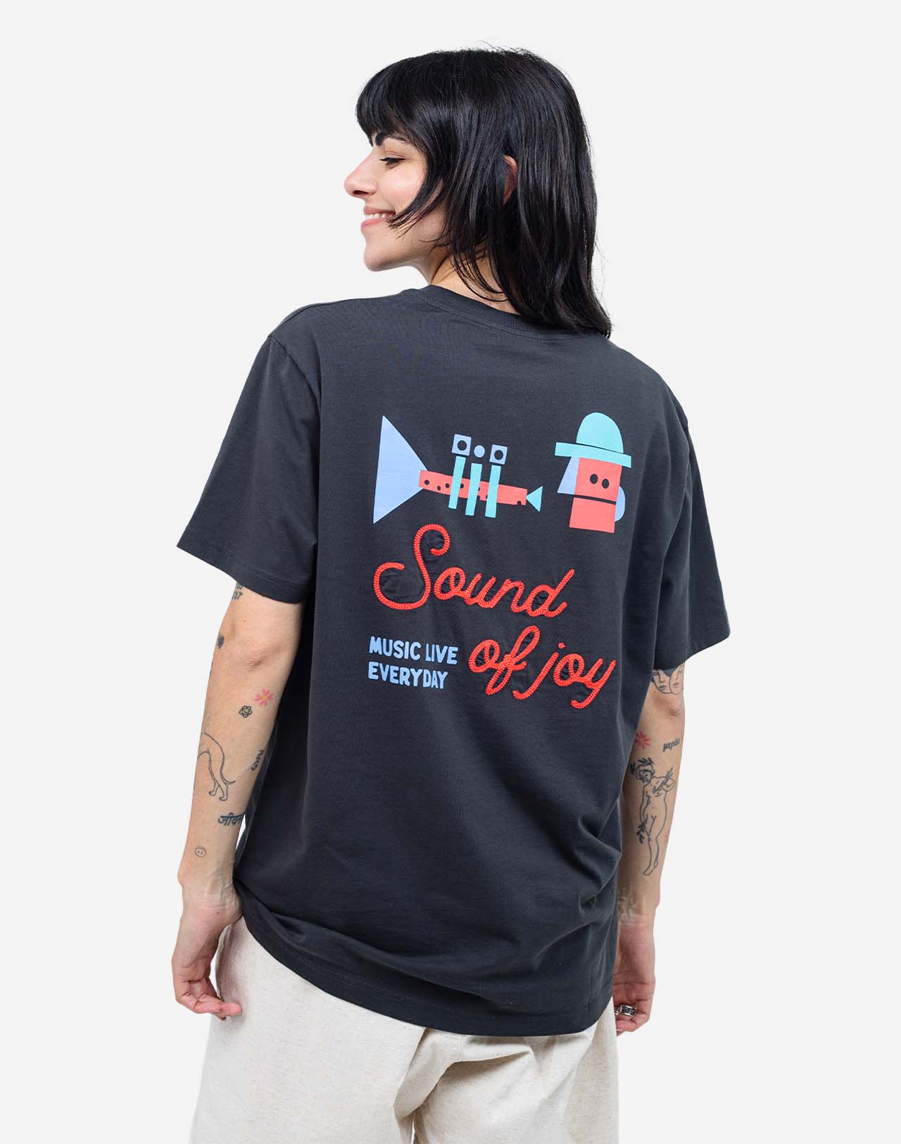 T-Shirt - Farfane Noir Carbone