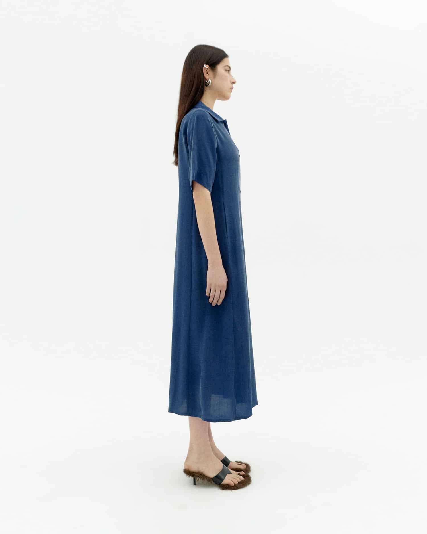 Gianna Dress - Cobalt