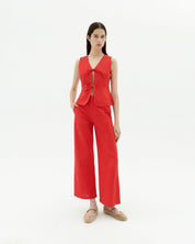 Karina Pants - Fiery Red