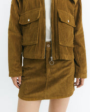 Corduroy Kimmy Skirt - Light Oak