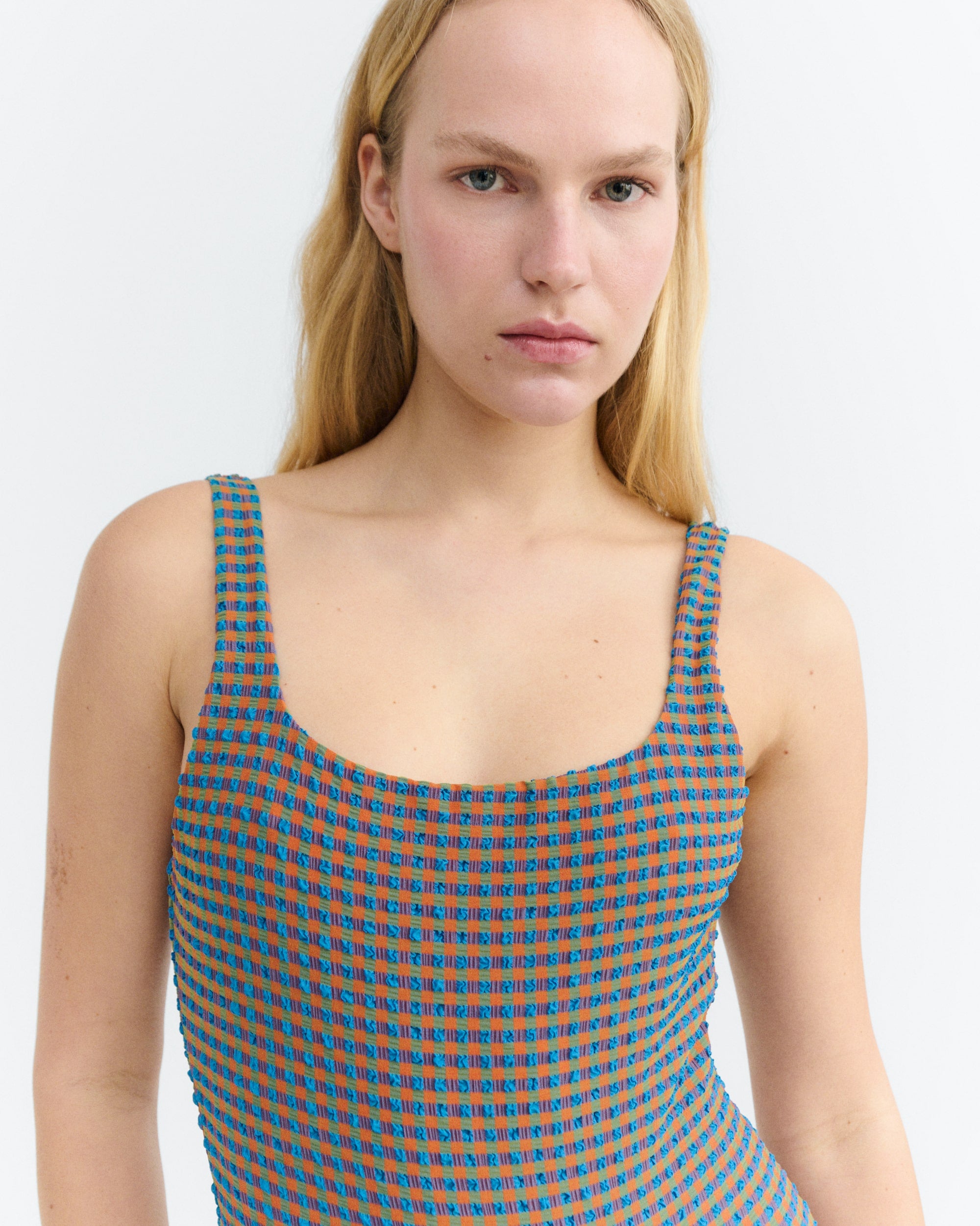 Seersucker Amalfi Swimwear