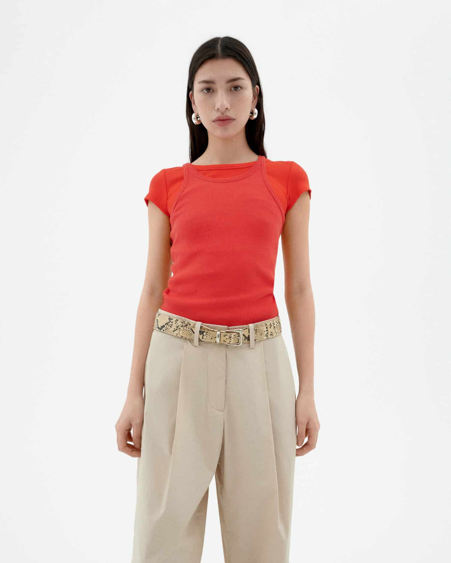 Harriet Top - Fiery Red