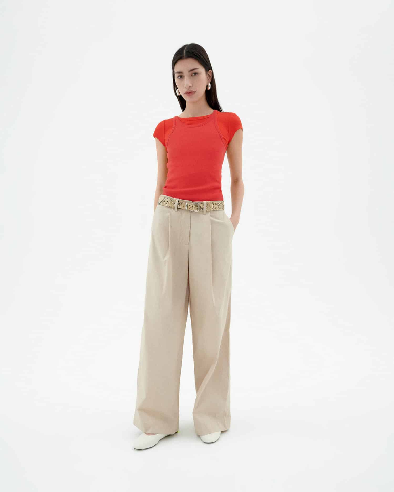 Harriet Top - Fiery Red